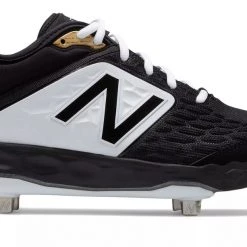 New Balance 3000v4 Fresh Foam Metal Cleats Low Cut - Black White Baseball