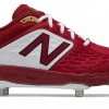 New Balance 3000v4 Fresh Foam Metal Cleats Low Cut - Maroon White 1 New Balance 3000v4 Fresh Foam Metal Cleats Low Cut - Maroon White