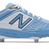 Baseball New Balance 3000v4 Fresh Foam Metal Cleats Low Cut - Baby Blue White