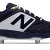 New Balance 3000v4 Fresh Foam Metal Cleats Low Cut - Navy White