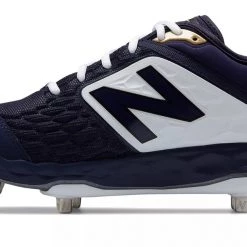 New Balance 3000v4 Fresh Foam Metal Cleats Low Cut - Navy White