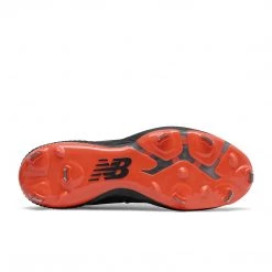 New Balance FuelCell L4040v6 Low Cut Metal Cleat - Black Orange