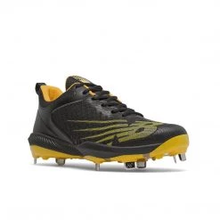 Baseball New Balance FuelCell L4040v6 Low Cut Metal Cleat - Black Yellow