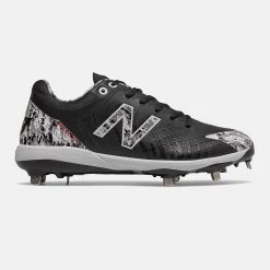 New Balance Pedroia L4040v5 Low Cut Metal Cleat - Black