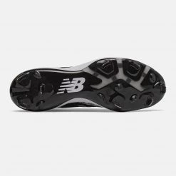 New Balance Pedroia L4040v5 Low Cut Metal Cleat - Black 8 New Balance Pedroia L4040v5 Low Cut Metal Cleat - Black