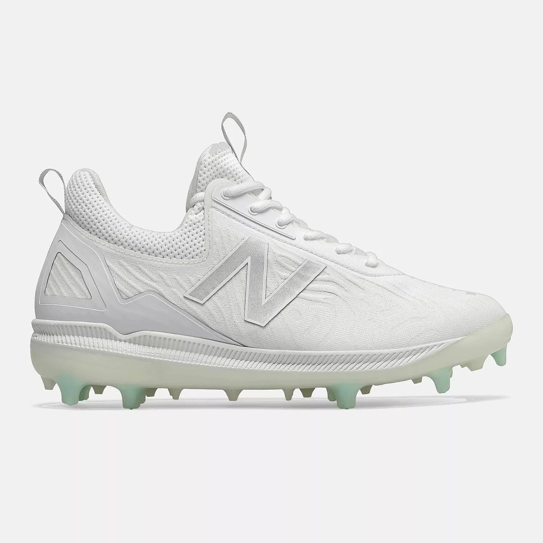 New Balance FuelCell COMPv2 TPU Molded Cleat Low-Cut - White Baseball 3 New Balance FuelCell COMPv2 TPU Molded Cleat Low-Cut - White Baseball