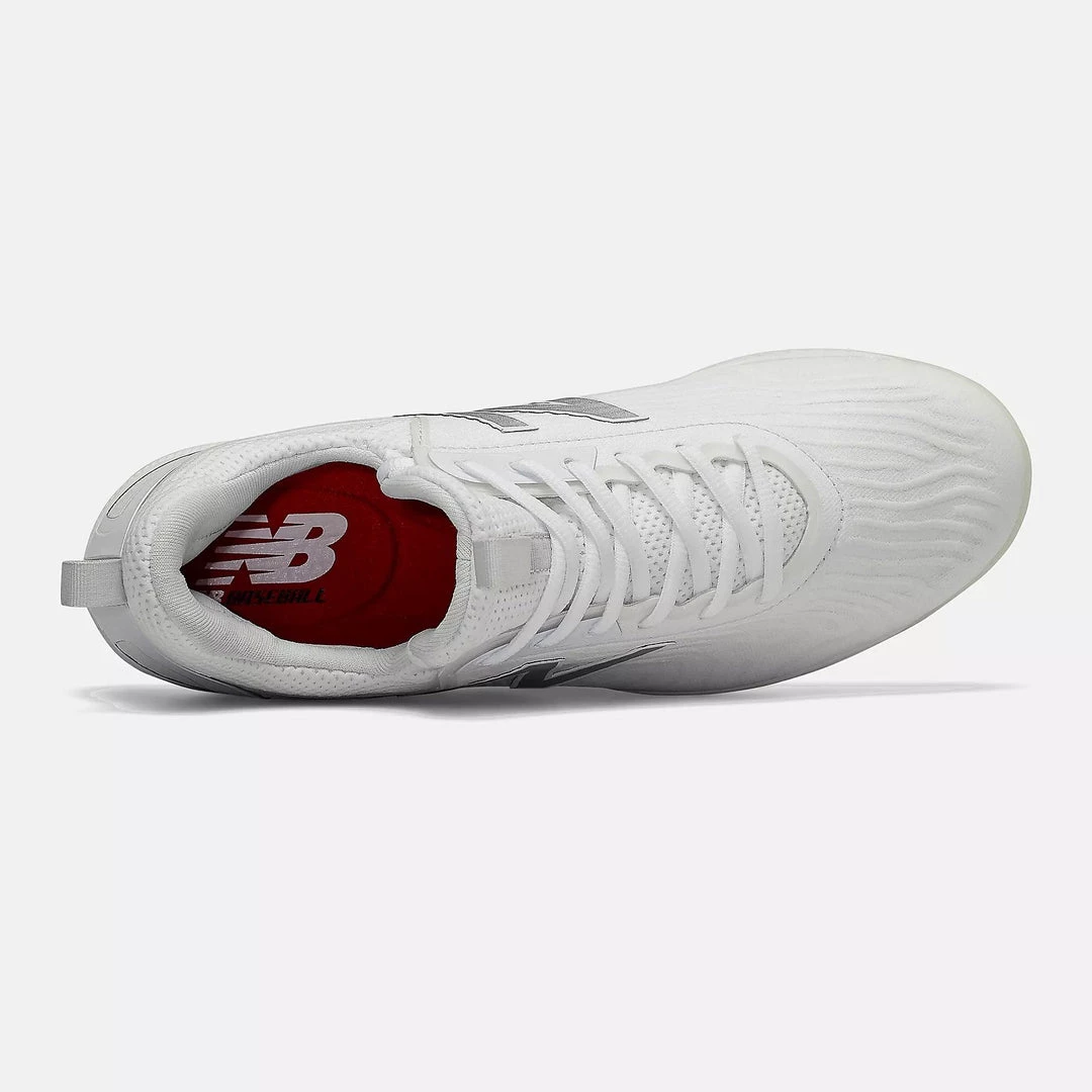 New Balance FuelCell COMPv2 TPU Molded Cleat Low-Cut - White Baseball 6 New Balance FuelCell COMPv2 TPU Molded Cleat Low-Cut - White Baseball