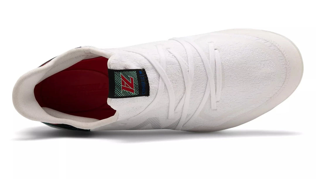 New Balance Men's Lindor Cypher 12 Molded Baseball Cleats - White 6 New Balance Men's Lindor Cypher 12 Molded Baseball Cleats - White