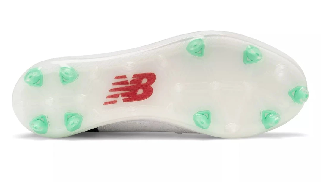 New Balance Men's Lindor Cypher 12 Molded Baseball Cleats - White 5 New Balance Men's Lindor Cypher 12 Molded Baseball Cleats - White