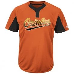 Majestic IY83-I383 MLB Premier Eagle 2-Button Jersey - Orioles Baseball