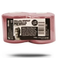 Mueller Mwrap 2.75" X 21.4 Yrds Maroon - 2 Pk Baseball