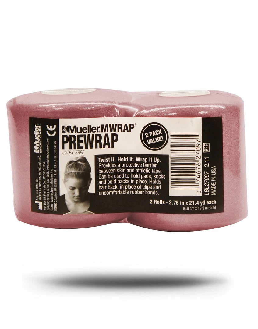 Mueller Mwrap 2.75" X 21.4 Yrds Maroon - 2 Pk Baseball 4 Mueller Mwrap 2.75" X 21.4 Yrds Maroon - 2 Pk Baseball