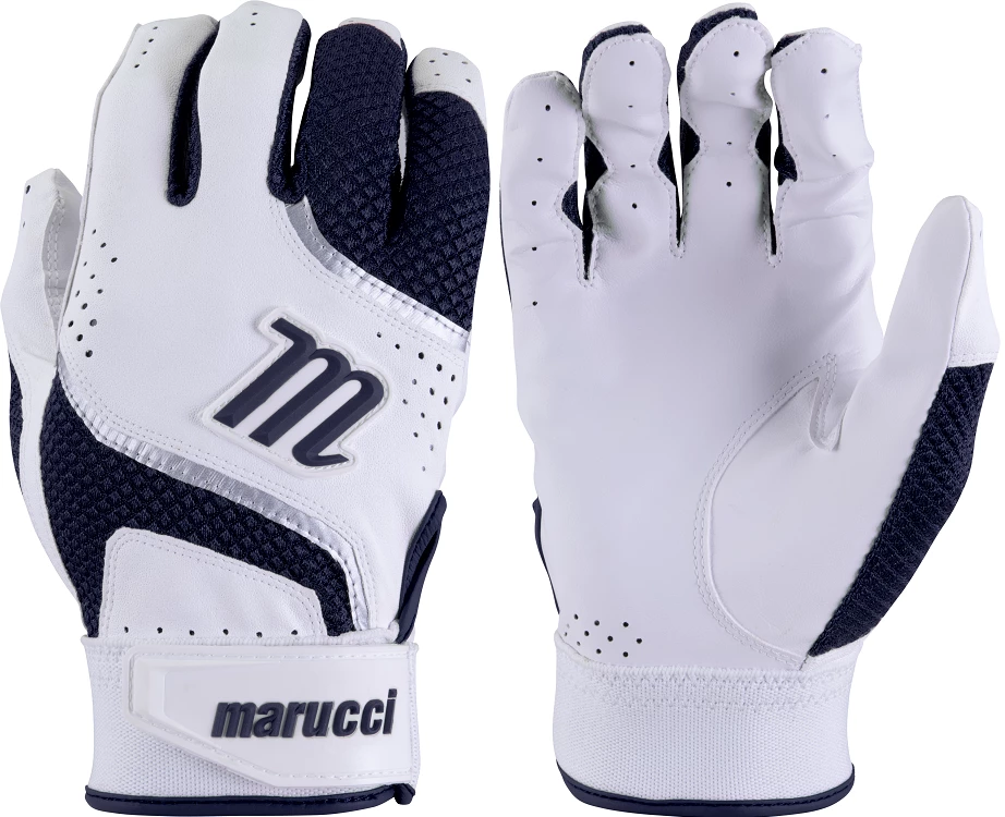 Baseball Marucci Crest Youth Batting Glove - Navy 3 Baseball Marucci Crest Youth Batting Glove - Navy