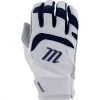Marucci 2021 Signature Youth Batting Glove - Navy Blue White Baseball 1 Marucci 2021 Signature Youth Batting Glove - Navy Blue White Baseball