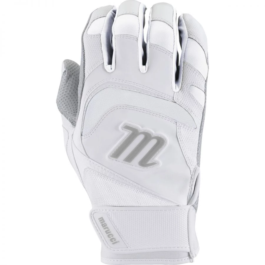 Marucci 2021 Signature Youth Batting Glove - White 3 Marucci 2021 Signature Youth Batting Glove - White