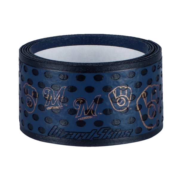 Lizard Skins MLB Team Durasoft 1.1mm Bat Grip - Brewers 3 Lizard Skins MLB Team Durasoft 1.1mm Bat Grip - Brewers