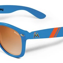 Baseball Maxx HD MLB Miami Marlins Retro 2.0 Sunglasses Blue