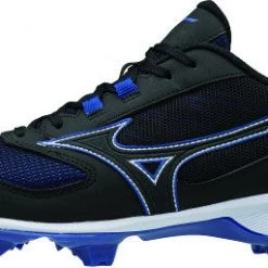 Mizuno 9-Spike Advanced Dominant TPU Low Cleats - Black Royal