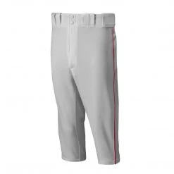 Mizuno Premier Short Pants Pipped - Gray Red
