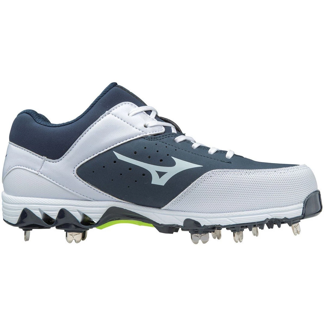 Softball Mizuno 9-Spike Swift 5 Cleats - Navy White 4 Softball Mizuno 9-Spike Swift 5 Cleats - Navy White