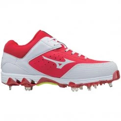 Mizuno 9-Spike Swift 5 Cleats - Red White Softball