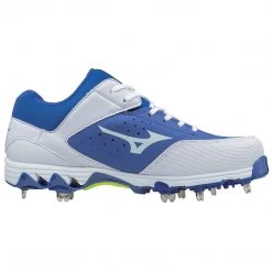 Mizuno 9-Spike Swift 5 Cleats - Royal White