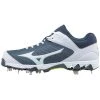 Softball Mizuno 9-Spike Swift 5 Cleats - Navy White