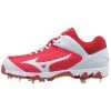 Mizuno 9-Spike Swift 5 Cleats - Red White Softball