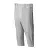 Mizuno Youth Select Short Pants Pipped - Gray Black 1 Mizuno Youth Select Short Pants Pipped - Gray Black