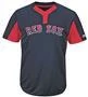 Majestic IY83-I383 MLB Premier Eagle 2-Button Jersey - Red Sox Baseball