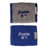 Franklin MLB X-Vent Reversible Wristband 4" - Scarlet Gray