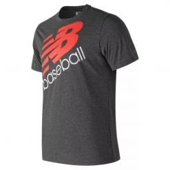 New Balance Baseball Heather Tech Tee - Black Heather