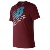 New Balance Baseball Heather Tech Tee - Burgundy