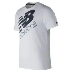 New Balance Baseball Heather Tech Tee - White