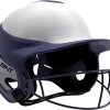 Rip-It Softball Vision Pro Helmet Home - White Navy