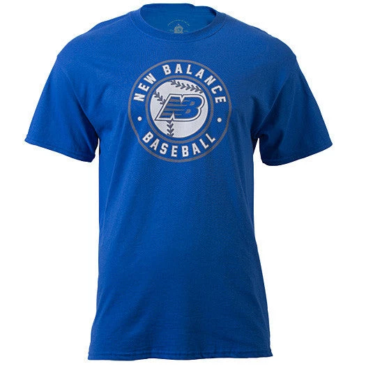New Balance Circle Baseball Tee -Royal 4 New Balance Circle Baseball Tee -Royal