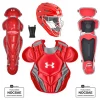 Under Armour Converge Victory Series UACKCC4-SRVS 12-16 Yr Catcher's Kit - Scarlet 1 Under Armour Converge Victory Series UACKCC4-SRVS 12-16 Yr Catcher's Kit - Scarlet