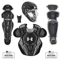 Under Armour Converge Victory Series UACKCC4-YVS 7-9 Yr Catcher's Kit - Black