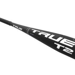 True Sports Baseball True 2020 T2 (-5) USA Youth Bat 2 5/8" - Black White