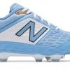 New Balance 3000v4 TPU Molded Cleat Low-Cut - Baby Blue White Baseball