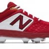 Baseball New Balance 3000v4 TPU Molded Cleat Low-Cut - Cardinal White