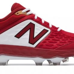Baseball New Balance 3000v4 TPU Molded Cleat Low-Cut - Cardinal White