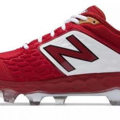 Baseball New Balance 3000v4 TPU Molded Cleat Low-Cut - Cardinal White