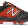 New Balance 3000v4 TPU Molded Cleat Low-Cut - Black Orange 2 New Balance 3000v4 TPU Molded Cleat Low-Cut - Black Orange