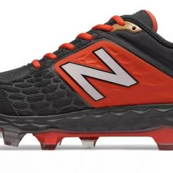 New Balance 3000v4 TPU Molded Cleat Low-Cut - Black Orange