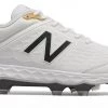 New Balance 3000v4 TPU Molded Cleat Low-Cut - White
