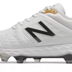 New Balance 3000v4 TPU Molded Cleat Low-Cut - White
