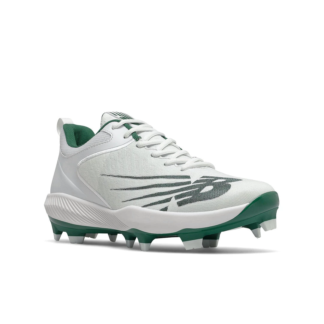 Baseball New Balance FuelCell PL4040v6 Molded Cleats Low-Cut - Forest White 4 Baseball New Balance FuelCell PL4040v6 Molded Cleats Low-Cut - Forest White