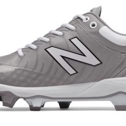 New Balance PL4040v5 Molded Cleats Low-Cut - Gray White Baseball