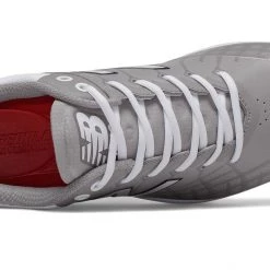 New Balance PL4040v5 Molded Cleats Low-Cut - Gray White Baseball 9 New Balance PL4040v5 Molded Cleats Low-Cut - Gray White Baseball